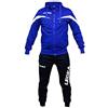 Perseo Sport Tuta Legea Turchia M1149 Uomo Allenamento Fitness Calcio Tempo Libero Vari Colori e TG (M, Nero/Bianco)