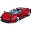 Burago Bburago - Ferrari Signature Daytona SP3 - Riproduzione del veicolo in scala 1/18 - Rosso metallo - Giocattolo per bambini da collezione a partire dai 14 anni - 16913R