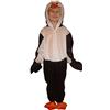 Ikumaal J35 Taglia 7-8A (122-128cm) Costume da pinguino per bambini, indossabile comodamente sui vestiti normali
