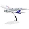LESES Modellino di aereo pressofuso in scala 1:400 FedEx A380 per decorazione o regalo