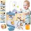 Airlab Giochi Bambini 1 Anno Cubo Gioco in Legno Bambino Bambina 1 2 3 Anni