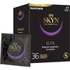 SKYN LifeStyles Elite - Preservativi sintetici in poliisoprene, senza lattice, 36 pezzi (la confezione può variare)