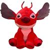 CARTOON Peluche Leroy, Lilo&Stitch, pupazzo gigante, con suono, 120 cm, rosso - 260004733