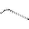 PATIKIL G1/2 Maschio Filetto Doccia Braccio, 1pz 12.2 Lunghezza Inossidabile Acciaio Parete Estensione Tubo Connettore per Fisso Doccia Soffione, Argento