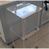 Petrozzi Carrello Light in Plexiglass in 18 Colori - Colore : Trasparente - Ruote: Senza Ruote