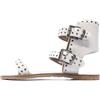CHATTAWAK 5veronico39, Sandali con Tacco Donna, Bianco, 39 EU