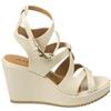 CHATTAWAK 7oxalisbeige37, Sandali con Tacco Donna, Beige, 37 EU