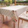 PETTI Artigiani Italiani - Tovaglia Pasqua Antimacchia Rettangolare Copritavolo Pasquale Cucina Disegno Pink Rabbit X6 Posti (140x180 cm) 100% Made in Italy