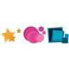 MISS KUTY Set di 3 matrici sottili ZAG, stelle,cerchi,quadrati