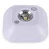 MODOAO Mini luce notturna senza fili alimentata a batteria movimento attivato luci sensore parete LED lampada di emergenza (bianco)