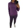 Lotto Tuta donna Keyra W II, tuta da ginnastica per palestra, tempo libero, yoga, pilates elasticizzata Colore : SUNSET PURPLE Taglia : XS