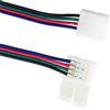 Connettore RGB 4PIN + plug (per strisce LED RGB) - (conf. 4pz) Per Striscia IP65 (siliconate)