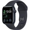 Apple Watch SE 40 mm (2022) | GPS | Mezzanotte | Cinturino Sport Mezzanotte S/M