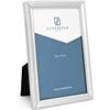 Zilverstad Cornice per foto, perla, bordo stretto, 10x15cm, placcata in argento
