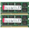 Kingston ValueRAM 1600MHz DDR3 NonECC CL11 SODIMM 16GB Kit*(2x8GB) 1.35V KVR16LS11K2/16 Memoria Laptop