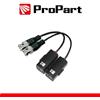 ProPart Coppia di Balun video HD passivo ad 1 canale, Push pin