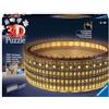 Ravensburger - 3D Puzzle Colosseo Night Edition con Luce, Roma, 216 Pezzi, 10+ Anni