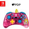 PDP Rock Candy cablato Gaming Switch Pro Controller - Official License Nintendo - OLED / Lite Compatible - Compact, Durable Travel Controller - Peach