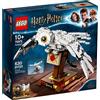 LEGO 75979 Harry Potter Hedwig Giocattolo di Costruzione di Lechui con ali mobili Modello di Mostra Collezionabile