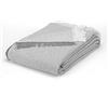 GAMUSI Plaid Divano Copriletto Multiuso per Divani Letto Copridivano Coperta Morbido Cotone Arias Grigio 130x180 cm