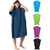 Fit-Flip Asciugamano da Surf, Sport Acquatici, Nuoto, Campeggio, Festival Taglia: L Colore: Blu Marino-Grigio