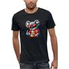 PIXEL EVOLUTION T-Shirt Koala con Occhiali da Sole Uomo, Nero , XL