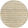 HAMID -Tappeto in Iuta di Lana Olivia Girare, Tappeto in Lana e Iuta Girare, Tessuto a Mano per Soggiorno, Camera da Letto, Soggiorno, Bianco Naturale,(150x150 cm)
