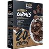 1 Attimo In Forma | Cereali Proteici 20% Cioccolato Fondente Senza Zuccheri Aggiunti 300gr Ricchi di Fibre - 100% Vegan Croccanti Colazione Salutare (1 Confezione, Fondente)