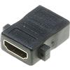 Lyndahl LKPA008 - Adattatore dritto HDMI da incasso, HDMI 1.4 F/F, placcato in oro