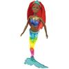 Simba 105733656ETS - Steffi LOVE Sirena con Pinna Arcobaleno Splendente - Steffi Sirena con Magica Pinna Luminosa nei Colori dell'Arcobaleno, 39 cm, A partire da 3 anni