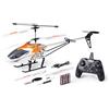 Carson 500507184 Easy Tyrann 670 Autostart 100% RTF arancione - Elicottero RC, elicottero telecomandato, robusto RTF (pronto al volo), elicottero da esterno, aereo RC