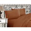 Elegant Comfort Lussuoso set di lenzuola 1500 in microfibra di qualità alberghiera, tre linee, ricamate più morbide, 4 pezzi, resistente alle pieghe e allo sbiadimento, per letto matrimoniale, color
