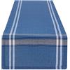 DII Runner da tavolo in lino stile fattoria a righe francesi, 14 x 72, blu chambray