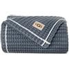 UGG - Coperta Luna - Coperta in morbido cotone lavato - 127 x 178 cm - Coperta calda per divano o letto - Accogliente decorazione per la casa - Blu marino
