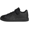 adidas Grand Court, Sneakers Unisex - Bambini e ragazzi, Core Black Core Black Grey Six, 28 EU