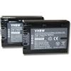 vhbw 2 x Batteria vhbw 600mAh compatibile con Videocamera Fotocamera Sony Handycam HDR-CX200E, HDR-CX210E, HDR-CX250E, HDR-CX260VE, HDR-XR260VE, HDR-CX570E