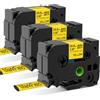 MarkField Compatibile con Brother P-touch HSe-651 HS 23.6mm Termorestringente Nastro