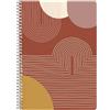 Clairefontaine 812435C - Quaderno a spirale motivo Moulin Rouge - A4 21x29,7cm 148 Pagine puntinate a righe con margini carta bianca 90g - Collezione Moulin Rouge - 2 visual, consegna casuale