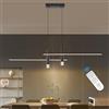 SXHZLY Lampada a Sospensione Moderna Led, 120cm Lampadario Lineare Dimmerabile per Tavolo Da Pranzo, Soggiorno, Cucina, Bar (40W)