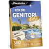 Wonderbox - Cofanetto Regalo - per dei Genitori d'oro - 1 Notte + 1 Cena di degustazione + 1 attività Benessere Oppure 2 Notti + 1 Cena + 2 colazioni Oppure 2 Notti in Città d'Arte + 2 colazioni