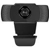 XIEJ Webcam 1080p con microfono, webcam HD con microfono incorporato e clip ruotabile, webcam per PC desktop USB live streaming per PC desktop, per videoconferenze Registrazione di videoconferenze
