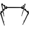 QUIK LOK - WS/650 SUPPORTO REGOLABILE IN ALTEZZA E LUNGHEZZA, Struttura Estremamente Versatile, Solidi Piedini in Gomma, Chiusura a T in un Comodo Set da Trasporto, Colore Nero