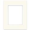 nielsen Conservation Passepartout 1,5 mm, formato esterno 24x30 cm per immagini 15x20 cm, avorio crema bianco liscio