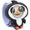 Pop Watch Cinturino in silicone a forma di pinguino con movimento al quarzo, aiuta i bambini a imparare l'ora, Animale