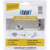 GEB Guarnizione sanitaria preformata e pronta da appendere, 10 mm x 3,35 m, colore: bianco