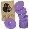 MySweetStitch - 25 x FreeStyle Libre 3 cerotti sensore, Overpatch rotondo Ø 60mm, con foro di ventilazione, cerotto impermeabile, traspirante, delicato sulla pelle, Viola