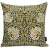 Rasyko William Morris Pimpernel - Federa per cuscino decorativa per la casa, stile vintage, per divano, letto, auto, 45,7 x 45,7 cm