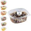 Generic GM 50 Vaschette per Alimenti Usa e Getta con Coperchio Ovali Trasparenti in Pet Misura 750 cc Contenitori con Coperchio Unito Trasparente Vaschette per Alimenti Usa e Getta Chiusura ermetica