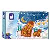 Janod - Kit Mosaici in Gommapiuma - Tema Streghe e Stregoni - 3 Tavole - Kit Creativo per Bambini - Apprendimento della Motricità Fine e Concentrazione - A partire dai 5 anni - J09151