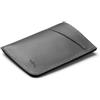 Bellroy Card Sleeve (porta carte in pelle pregiata o portafoglio minimalista, può ospitare da 2 a 8 carte o biglietti da visita, spazio per banconote piegate) - CharcoalCobalt